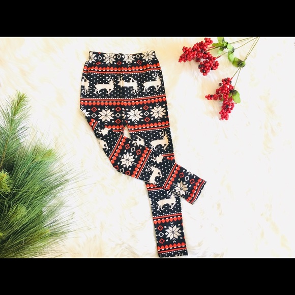 GIRLS CHRISTMAS PRINTED LEGGING! - Picture 2 of 8
